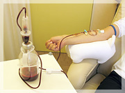 血液オゾンバイタル療法（血液クレンジング療法） 手順1